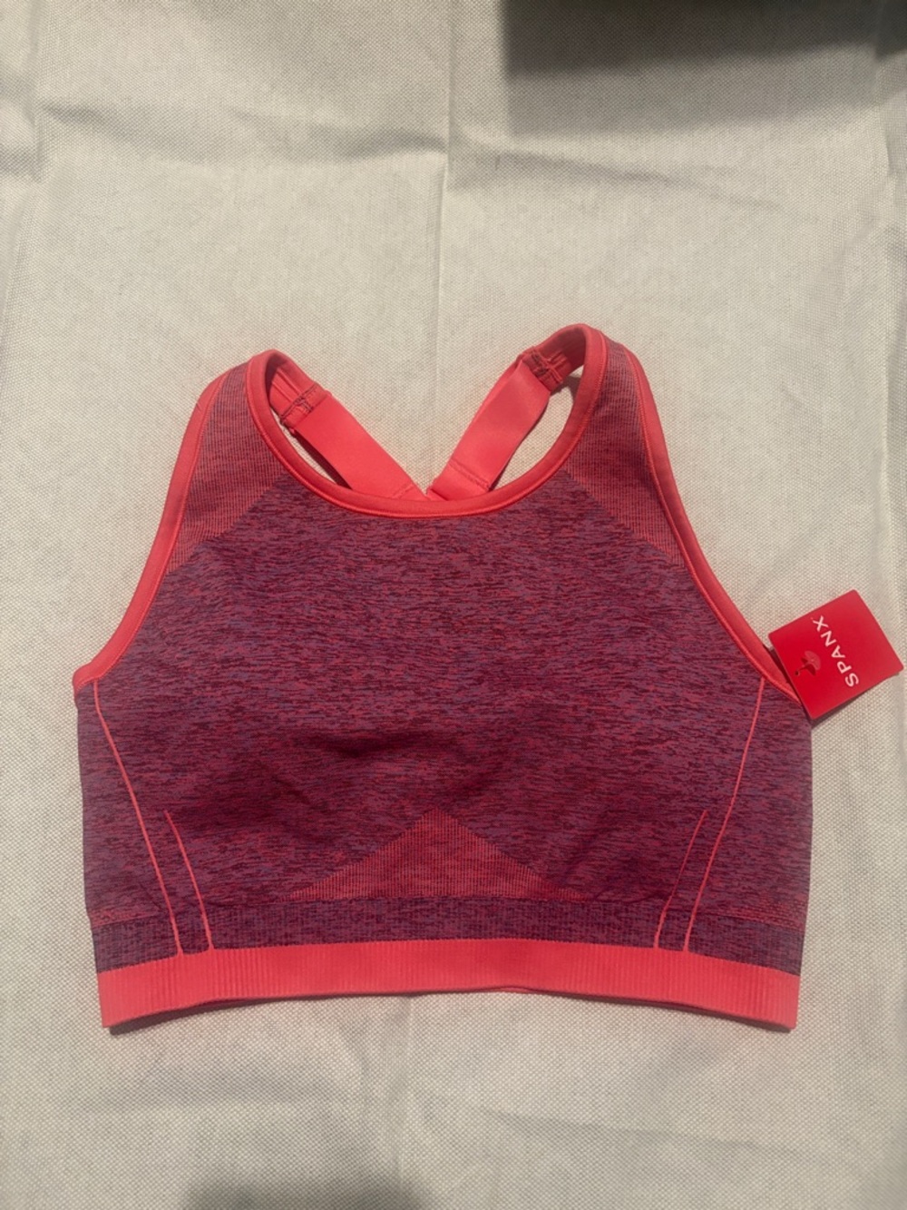 SPANX Spacedye Coral Punch Seamless Sculpt Bra